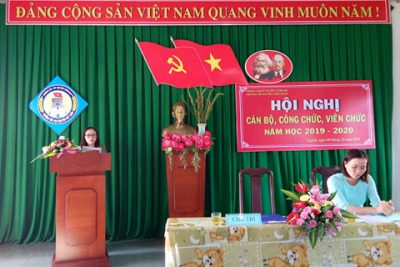 HỘI NGHỊ CÁN BỘ CÔNG CHỨC VIÊN CHỨC NĂM HỌC 2019-2020